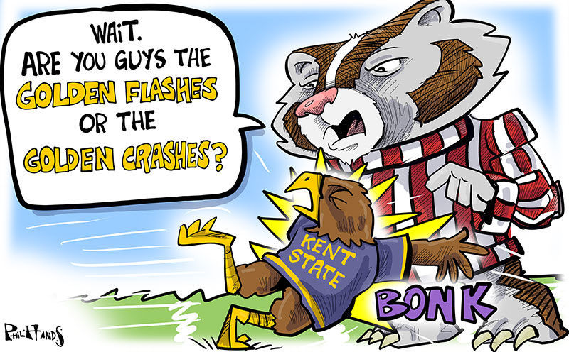 Kent State Golden Flashes crash into Bucky
